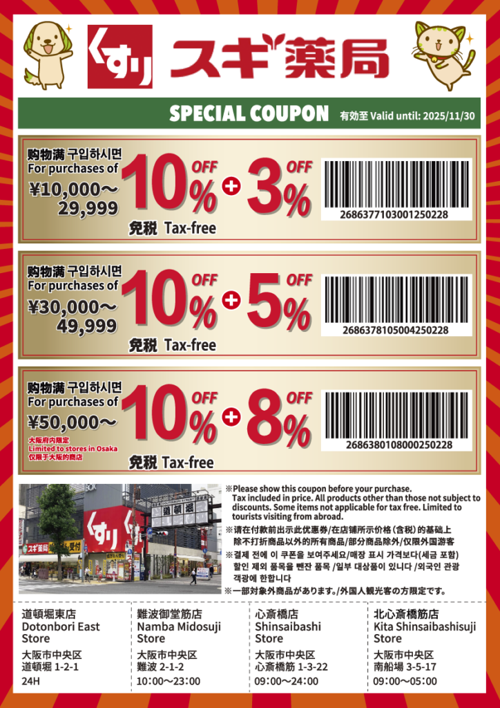 Tax-free+3-8%