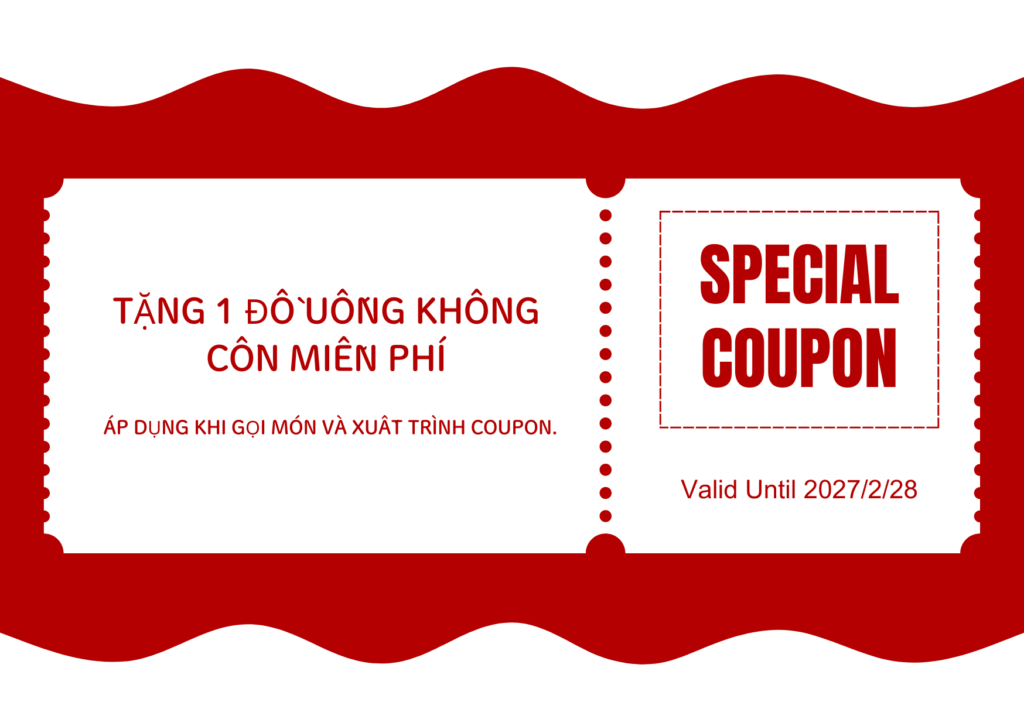 Miễn phí 1 ly nước ngọt